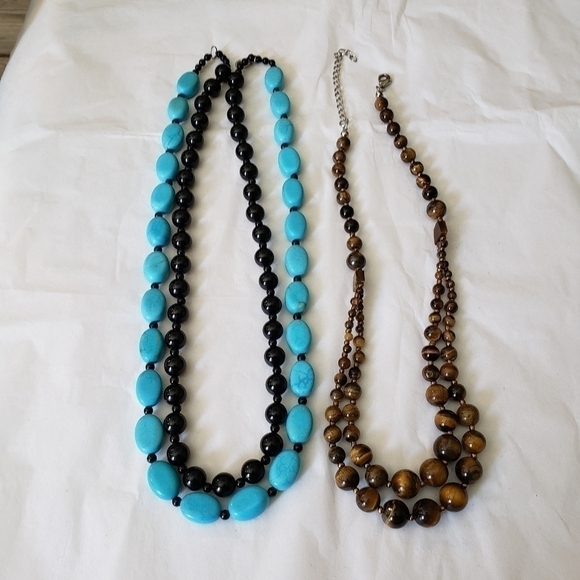 Two Beaded Neclaces - Picture 1 of 9